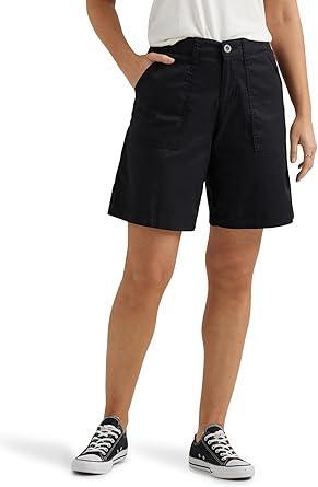 Visit the Lee Store Lee Women's Ultra Lux Comfort with Flex-to-go Utility Bermuda Short