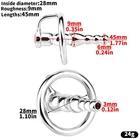 Male Chastity Devices with Stainless Steel Ring and Plug Men Penis Restraint