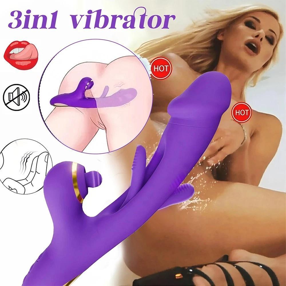 Flapping Tapping Vibrator Dildo G Spot Vibrator Clit Sucking Sex Toys For Women