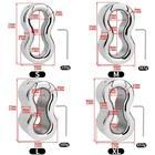 4 Male Stainless Steel-Glans Stretcher-Ring-Penis Enhancer Delay Ejaculation Men