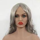Realistic Sex Doll Head TPE Lifelike Oral Sex Thick Lips Love Toy Heads For Men